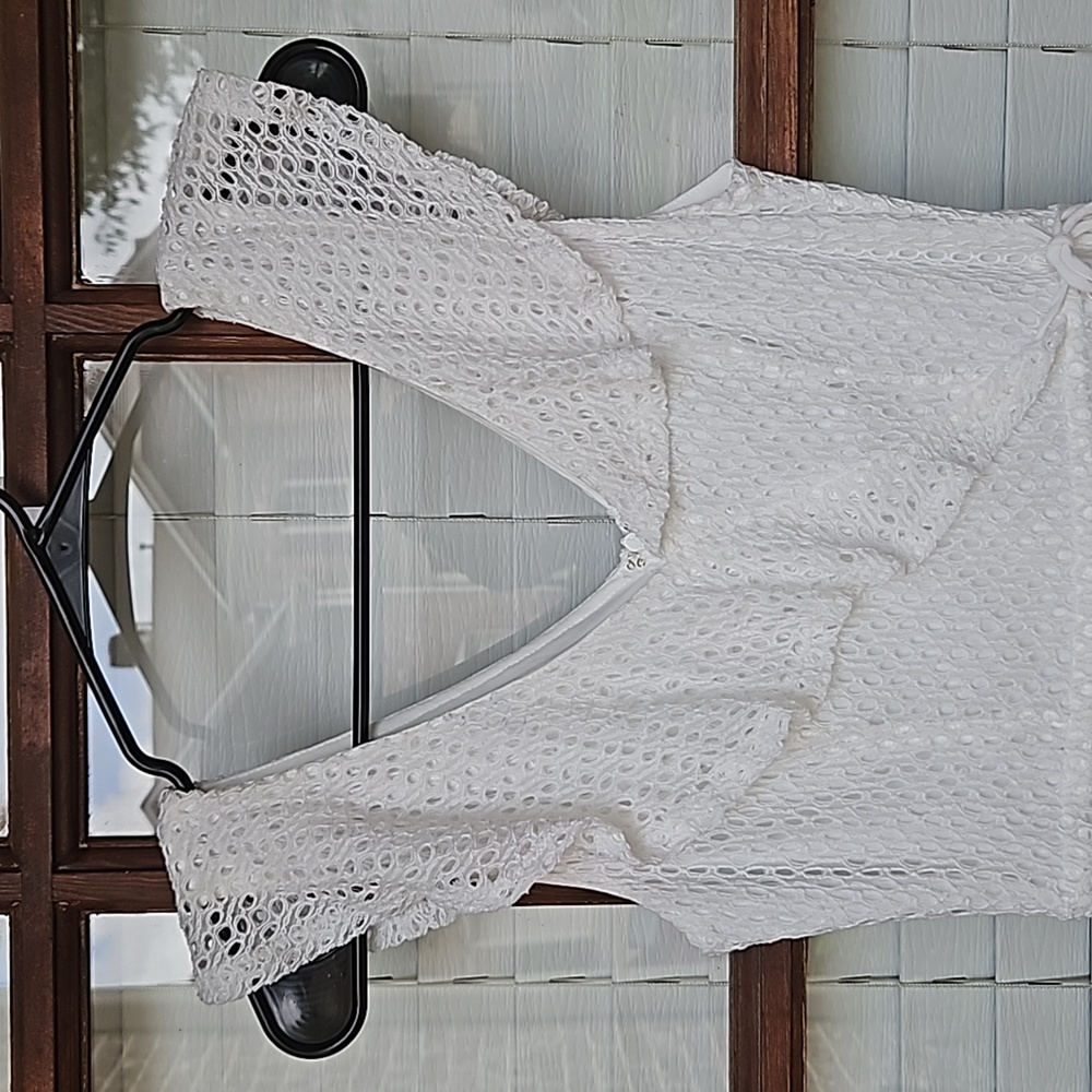 Alter'd State White Faux Wrap Lined Drsss - Picture 2 of 4
